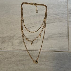 Gold multi layer diamond and star